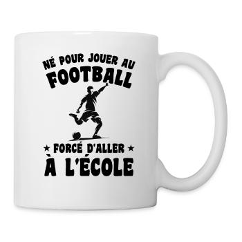 Football Joueur Cadeau Enfant Homme Garçon - Mug blanc - blanc - Droite