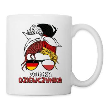 Polska dziewczyna Halbdeutsches polnisches Mädchen Polen - Tasse - Weiß - Rechts