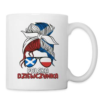 Schottland Schottisch Halb Polnisch Mädchen Polen Polska - Tasse - Weiß - Rechts