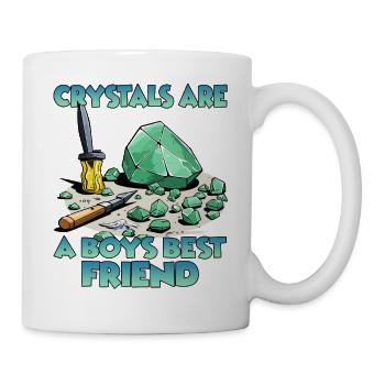 Motif amusant pour les cultivateurs de cristaux - Mug blanc - blanc - Droite