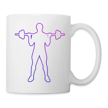 Weightlifting, Cardio, Strength Training, Endurance Training - Mug - white - Right