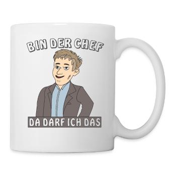 MANN BIN DER CHEF - Tasse - Weiß - Rechts