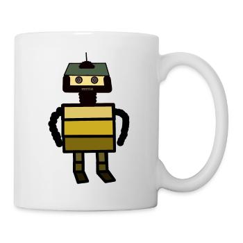 Robotique Vaisseau Spatial Technologie Enfants Enfant Fantaisie - Mug blanc - blanc - Droite