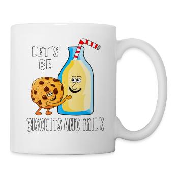 LET'S BE BISCUITS AND MILK - Tasse - Weiß - Rechts