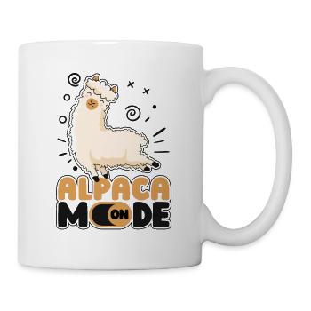 Mode Alpaga Sur Lama Pako Huacaya Éleveur d’alpaga - Mug blanc - blanc - Droite
