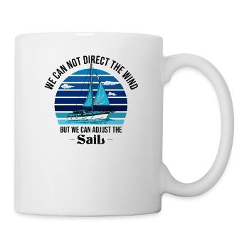 Segler Segelboot Segelschiff Segelyacht - Tasse - Weiß - Rechts