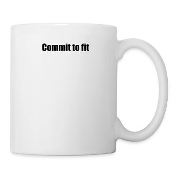 Fitness - Commit to fit - Mug - white - Right
