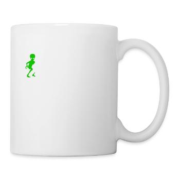 Alien, OVNI, UAP, Espace, Objet volant de l’espace - Mug blanc - blanc - Droite