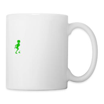 Alien, OVNI, UAP, Espace, Objet volant de l’espace - Mug blanc - blanc - Droite