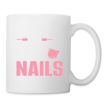 Nageltechniker Nagelstudio Nail Tech - Tasse - Weiß - Rechts