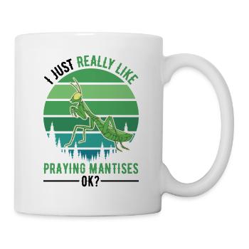 Praying Mantis Gift Mantis Mantis - Mug - white - Right