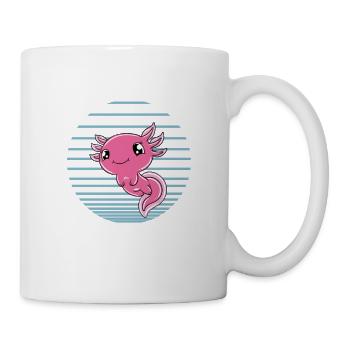 Axolotl drôle Axolotl mignon - Mug blanc - blanc - Droite