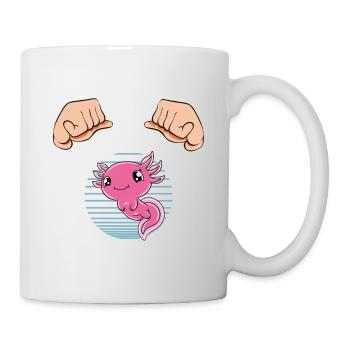 Funny Axolotl Cute Axolotl - Mug - white - Right