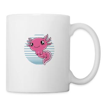 Funny Axolotl Cute Axolotl - Mug - white - Right