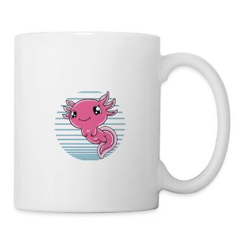 Axolotl drôle Axolotl mignon - Mug blanc - blanc - Droite