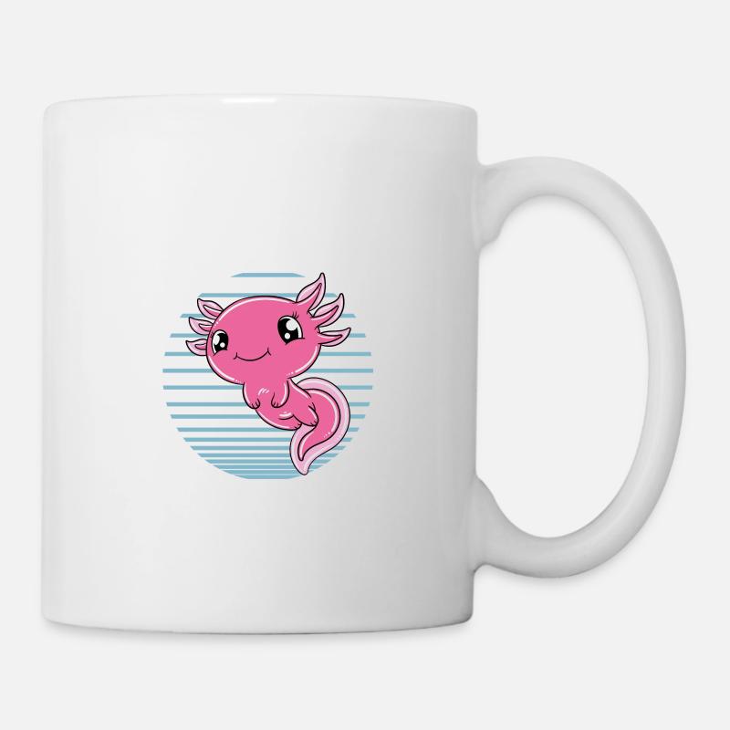 Funny Axolotl Cute Axolotl - Mug - white