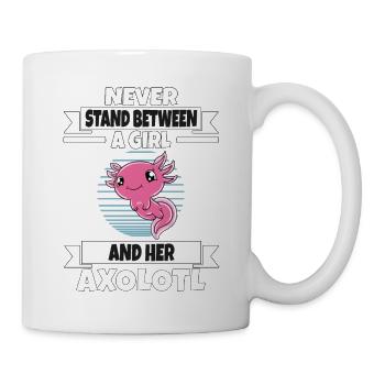 Axolotl drôle Axolotl mignon - Mug blanc - blanc - Droite