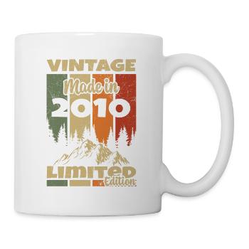 Cadeau D'anniversaire Vintage 2010 - Mug blanc - blanc - Droite