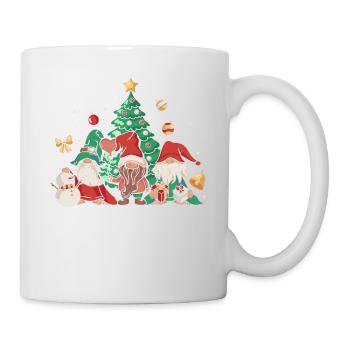 Noël des gnomies - Mug blanc - blanc - Droite