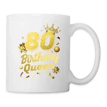 Birthday Queen 80 - Mug - white - Right