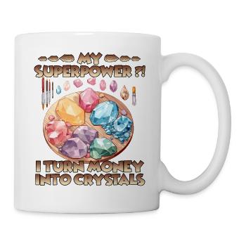 Grow crystals yourself crystal hobby - Mug - white - Right