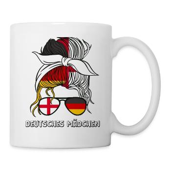 Deutsches Mädchen German Girl Allemagne Angleterre - Mug blanc - blanc - Droite