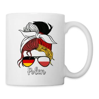 Polska dziewczyna Polen Polnische Mädchen Damen - Tasse - Weiß - Rechts
