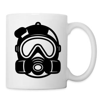 Gas Mask - Mug - white - Right