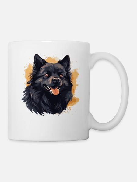 Schipperke - Tasse - Weiß