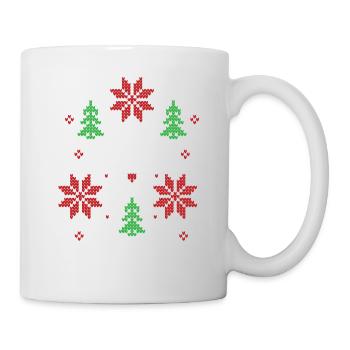 Faith Hope Love Religious Family Christmas - Mug - white - Right