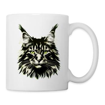 Cat Face - Mug - white - Right