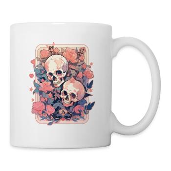 Poker Joueur de poker Jeu de cartes de casino - Mug blanc - blanc - Droite