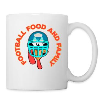 Football Food And Family Thanksgiving For Families - Mug - white - Right
