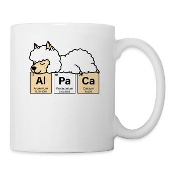 Alpaga Tableau Périodique Des Éléments Lama Pako - Mug blanc - blanc - Droite