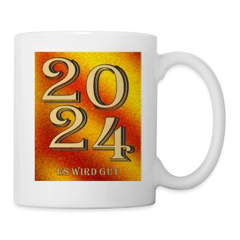 2024 ES WIRD GUT - Tasse - Weiß - Rechts