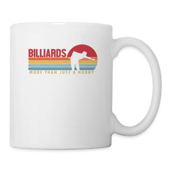 Billard more than a Hobby Billiards Snooker - Mug - white - Right