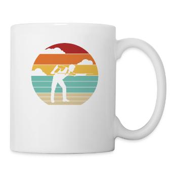 Retro Pool Table Billiards Snooker - Mug - white - Right
