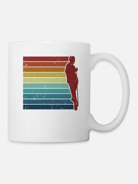 Retro Snooker Billardtisch Billiards - Tasse - Weiß