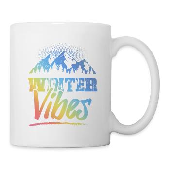Winter Vibes - Tasse - Weiß - Rechts