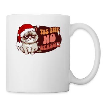 It's The No Season Angry Cat Women Funny Christmas - Tasse - Weiß - Rechts