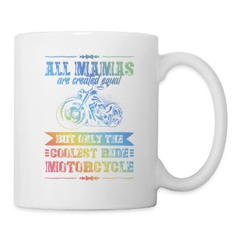 Meilleure moto de maman - Mug blanc - blanc - Droite