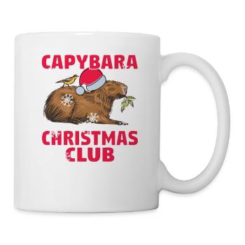 Christmas Capybara Winter Capybara Snow - Mug - white - Right