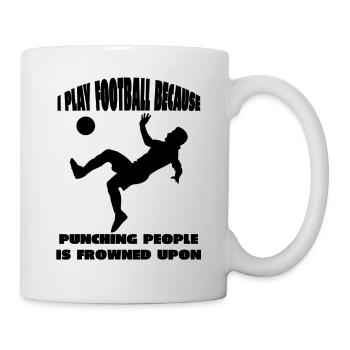 Joueur de football Équipe de football Conception de football - Mug blanc - blanc - Droite