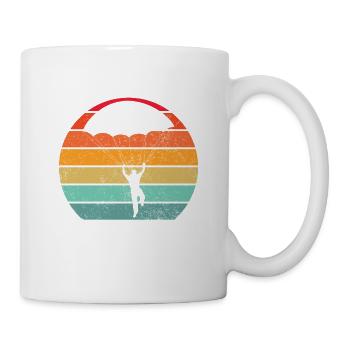 Parachute Vintage rétro cadeau - Mug blanc - blanc - Droite