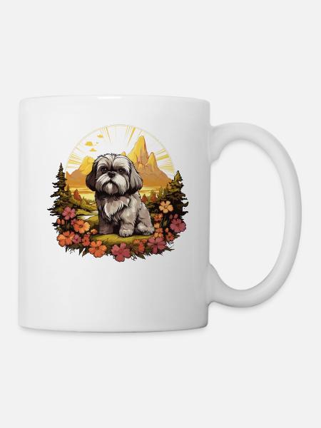 Shih Tzu - Tasse - Weiß