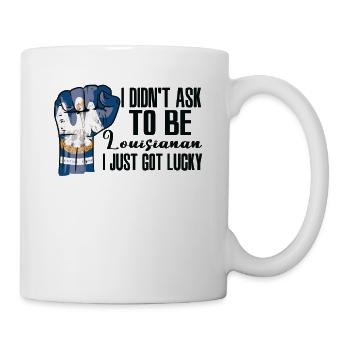 Louisianer Amerikaner US-Patriot USA Gewachsen - Tasse - Weiß - Rechts