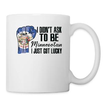 Minnesotan, Américain, Patriote américain, États-Unis - Mug blanc - blanc - Droite