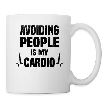 Misanthrope Antisocial Introvert - Mug - white - Right