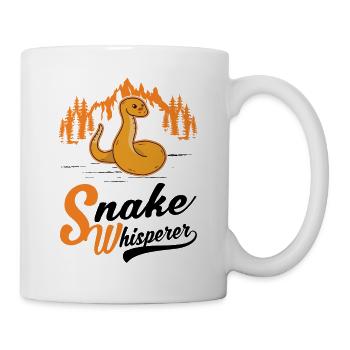Serpents Chuchoteur Amoureux des Serpents - Mug blanc - blanc - Droite