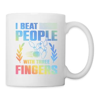 Dicton amusant de bowling - Mug blanc - blanc - Droite